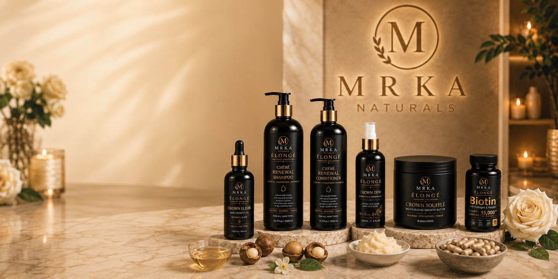 MRKA Naturals luxury skincare and haircare
