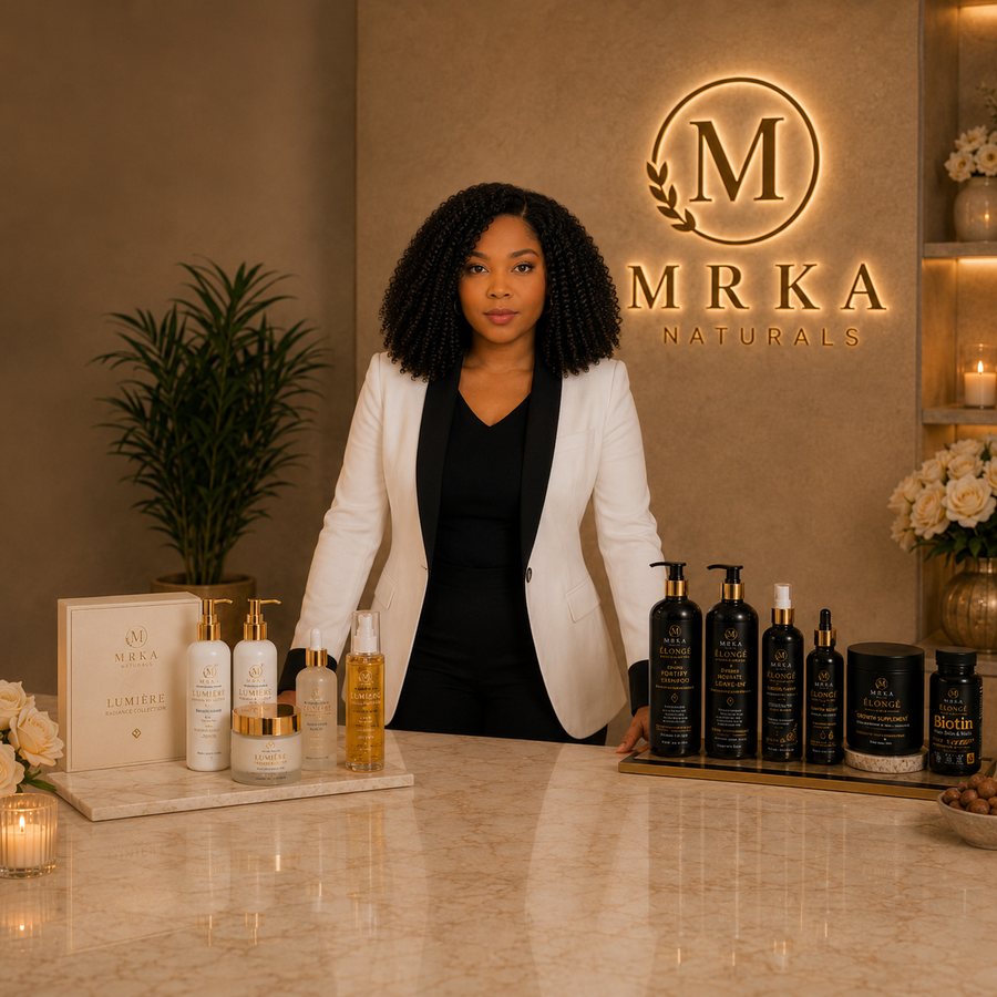 MRKA Naturals luxury skincare and haircare