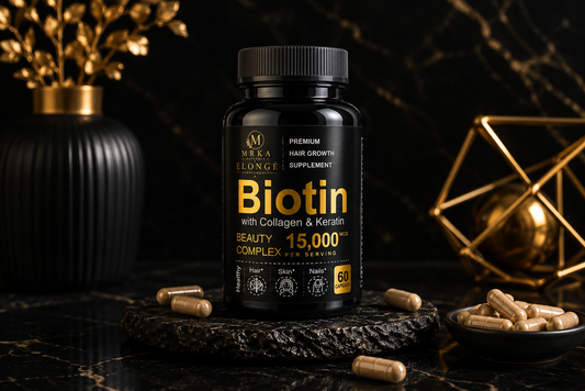 Biotin + Collagen + Keratin Hair Growth Supplement